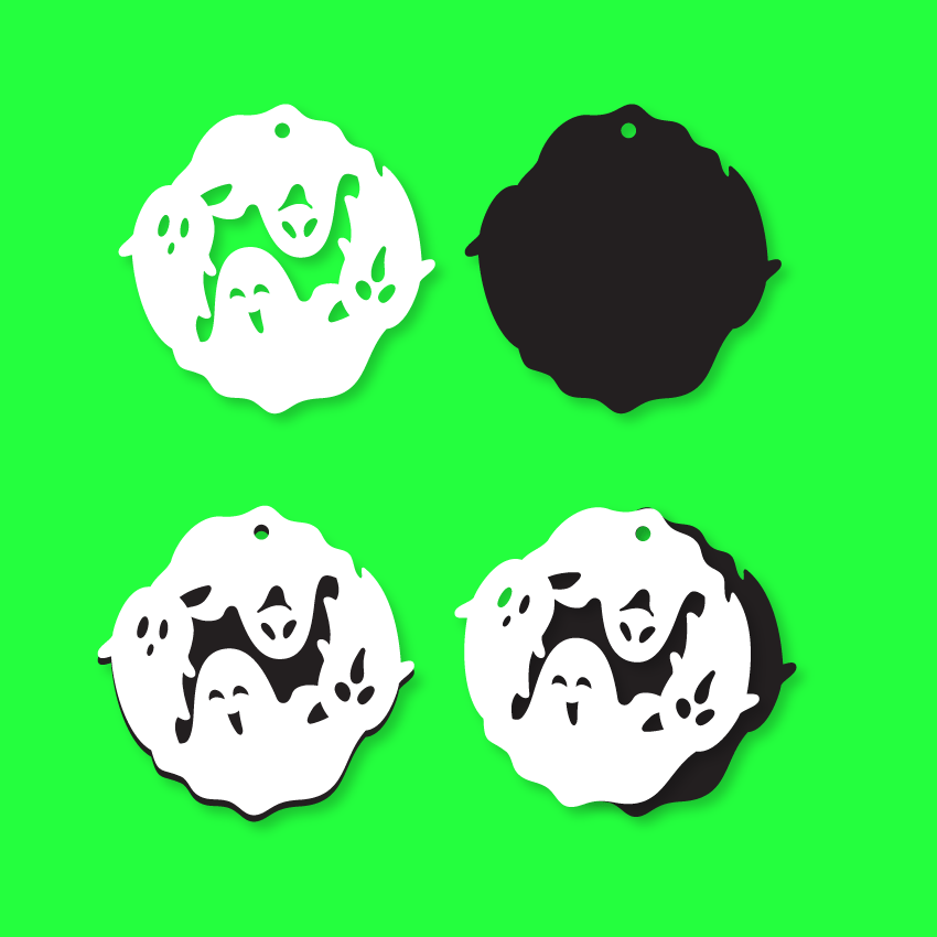 Crafty Cuts Laser Halloween Duo - Lost Souls Mixed Colour Set