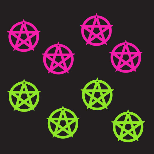 Crafty Cuts Laser Halloween Duo - Pentagram  Mixed Colour Set