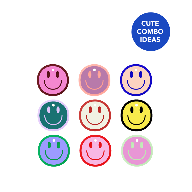 Crafty Cuts Laser Happy Dots Stacker - 4 pair set