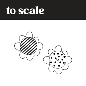 Crafty Cuts Laser © Happy Flower Stackers - 2 pair set