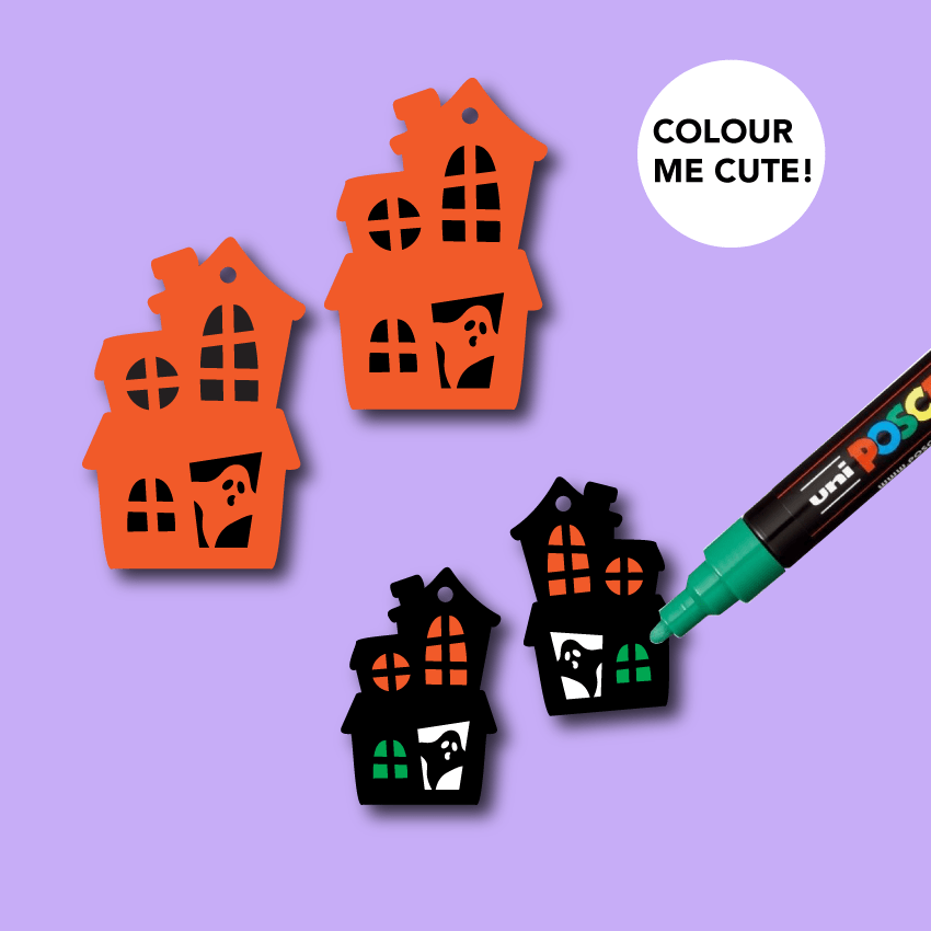 Crafty Cuts Laser Haunted Haus!  2 Sizes