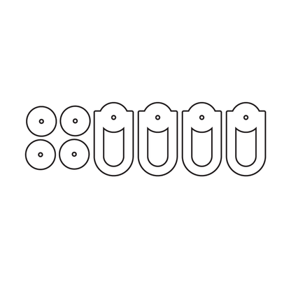 Crafty Cuts Laser © Hello Hollow Classics - 4 pair Set