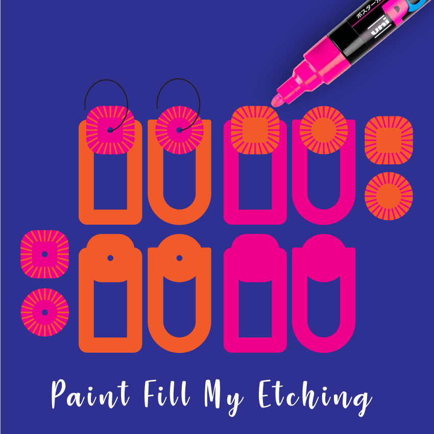 Crafty Cuts Laser © Hello Hollow Classics - 4 pair Set