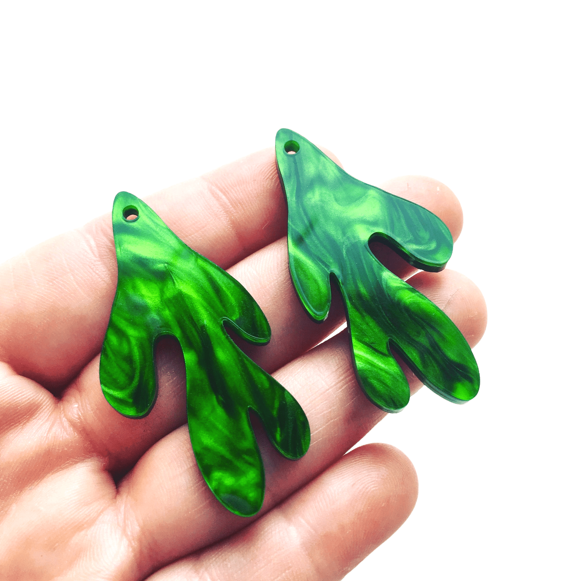 Crafty Cuts Laser © Henri Fronds Charms - 2 Pair