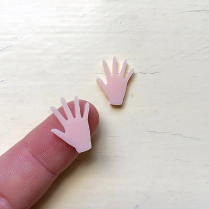 Crafty Cuts Laser High Fives or Peace Cabochon - 5 Pairs