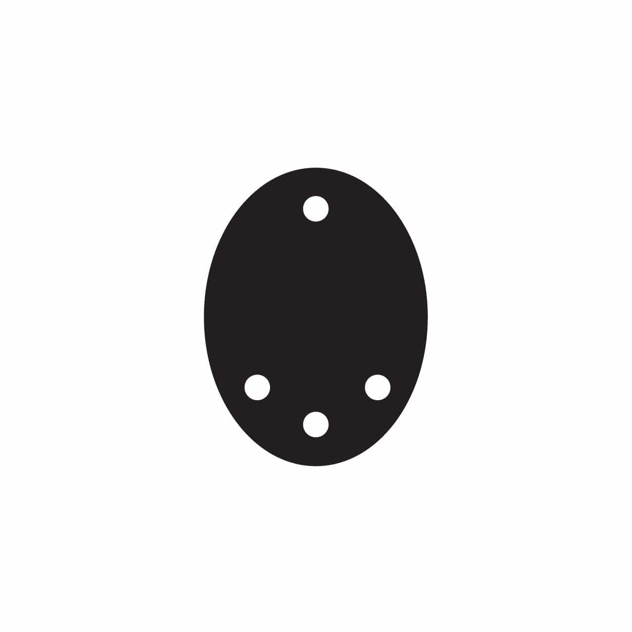 Crafty Cuts Laser Holey Moley Charms - 10 Pair Set