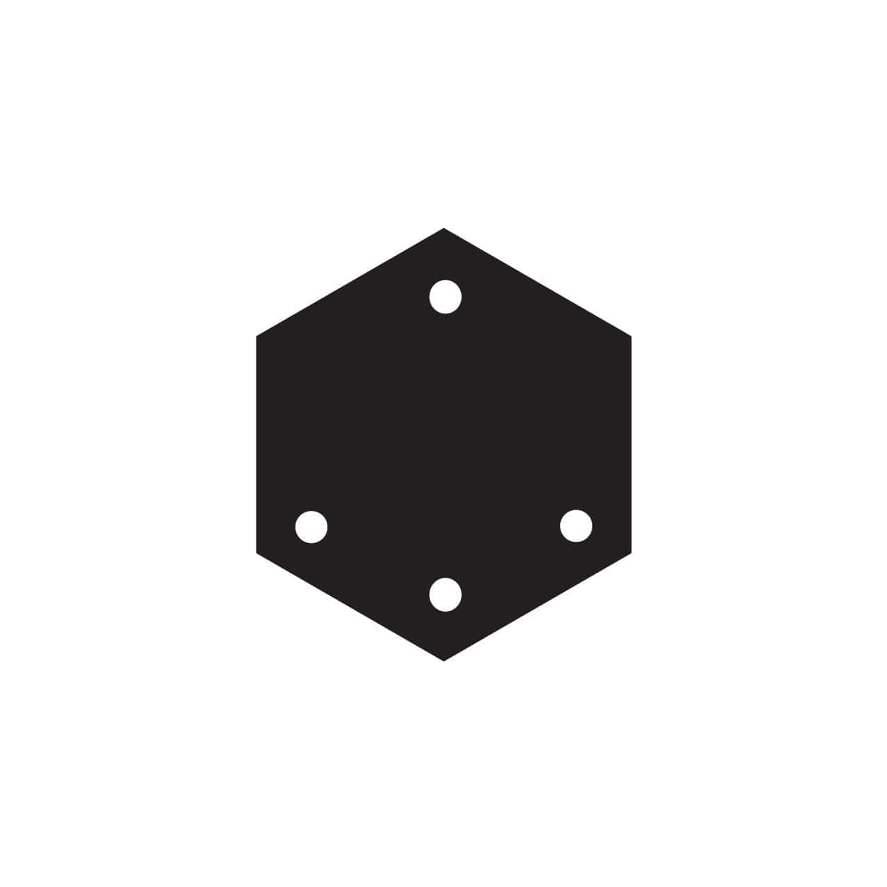 Crafty Cuts Laser Holey Moley Charms - 10 Pair Set