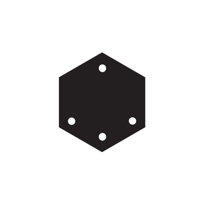 Crafty Cuts Laser Holey Moley Charms - 10 Pair Set