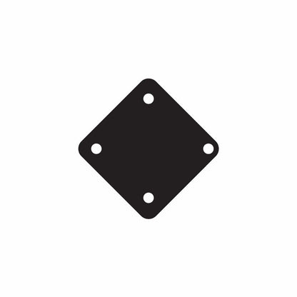 Crafty Cuts Laser Holey Moley Charms - 10 Pair Set