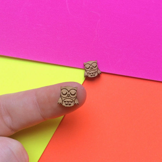 Crafty Cuts Laser Hooty Owl Cabochons - 10 Pairs