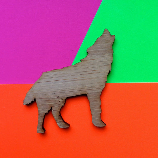 Crafty Cuts Laser Howling Wolf One Pair