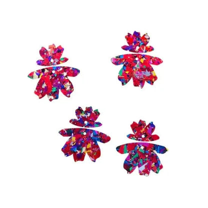 Crafty Cuts Laser © Hula Bloom Twin Set - 2 Pair Set