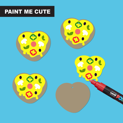 Crafty Cuts Laser I Heart Pizza Stacker - 2 Pair Set