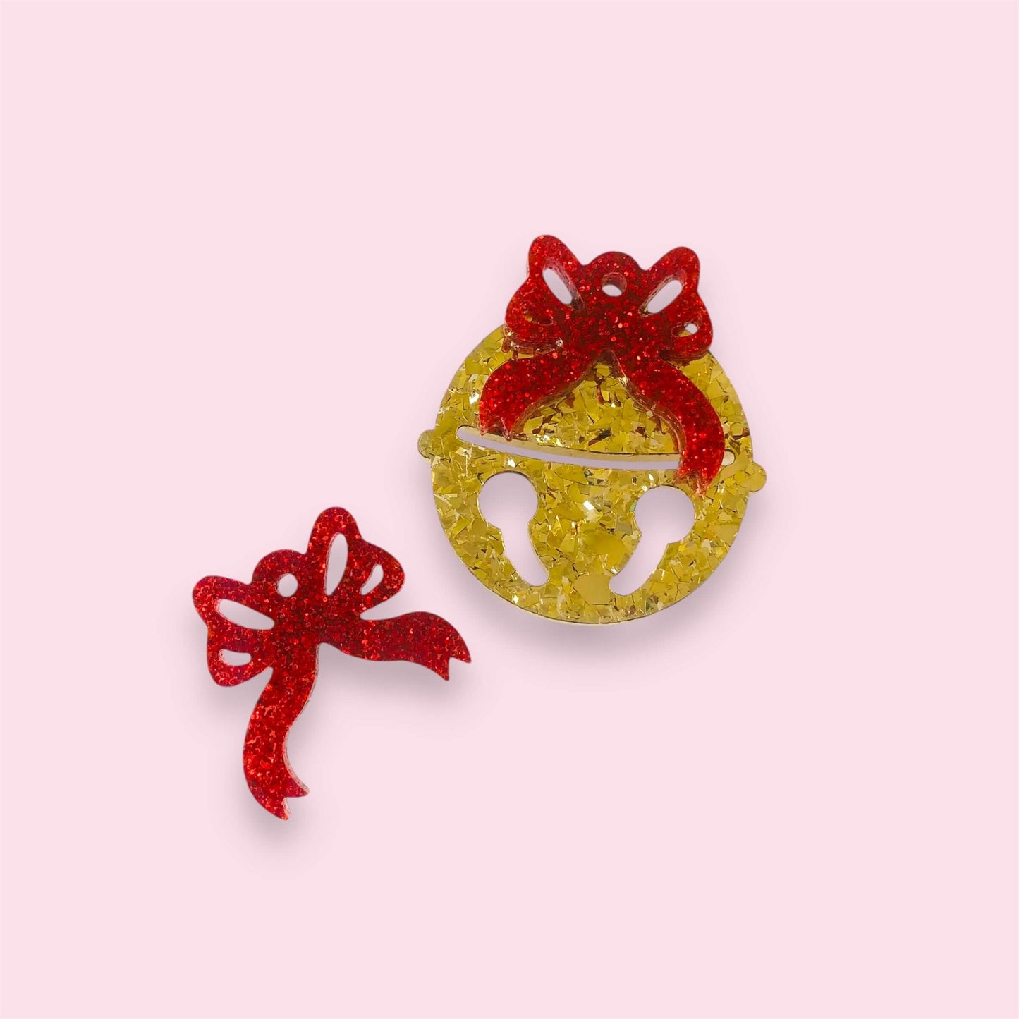 Crafty Cuts Laser Jingle Bows  Stacker - 3 Pair Set