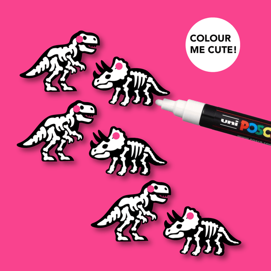 Crafty Cuts Laser Jurassic Battle Fancy Charms