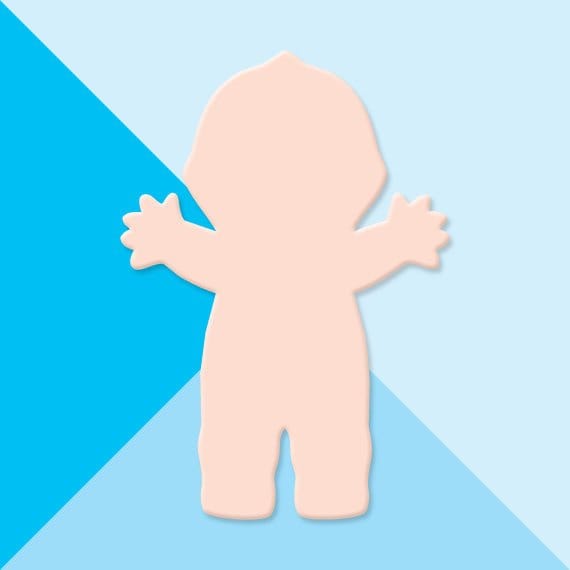 Crafty Cuts Laser Kewpie Doll  - One Pair