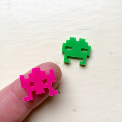 Crafty Cuts Laser Large_set Arcade Invaders Duo - Two Pair Set