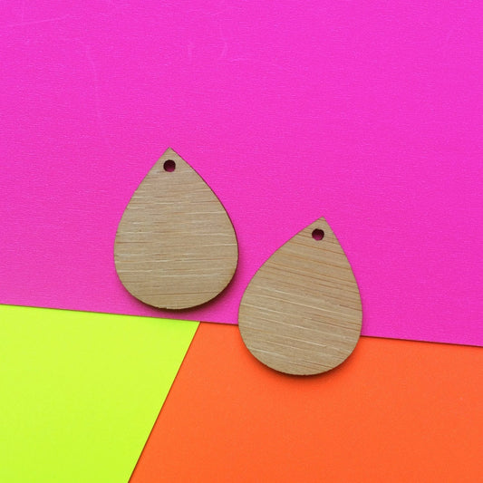 Crafty Cuts Laser Large_shapes 25mm and 35mm Teardrop - 10 pairs