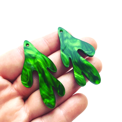 Crafty Cuts Laser Large_shapes © Henri Fronds Charms - 2 Pair