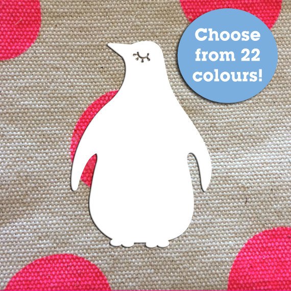Crafty Cuts Laser Large_shapes Penguin One Pair
