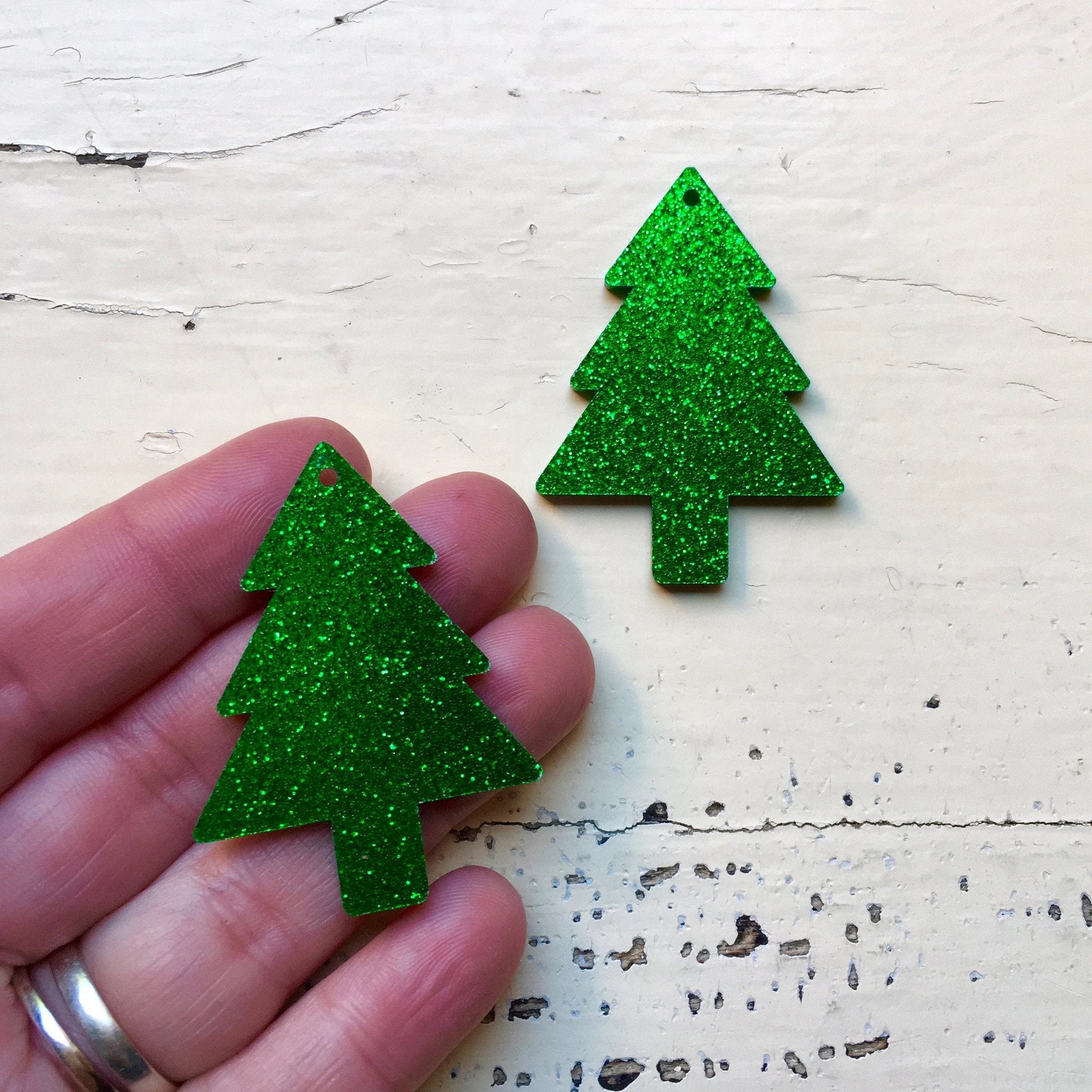 Crafty Cuts Laser Large_shapes Pine Tree Duo - 5 Pairs