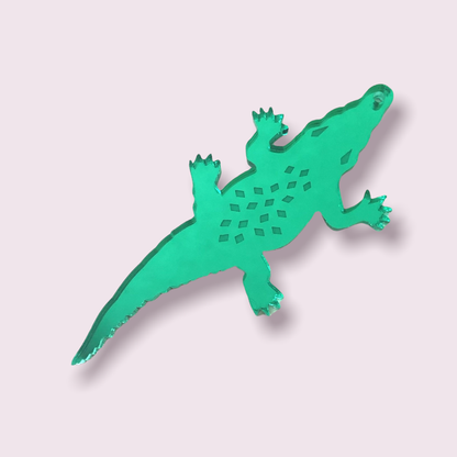 Crafty Cuts Laser Large_shapes Snappy Alligator Charms - 75mm Tall - 2 Pair