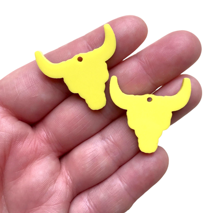 Crafty Cuts Laser Large_shapes Steer Head  - 2 Pair