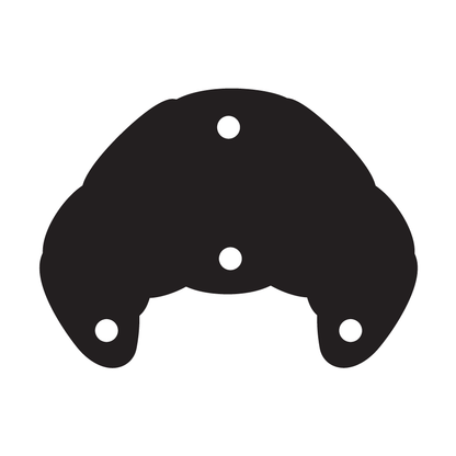 Crafty Cuts Laser Lé Croissant - 3 sizes