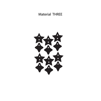 Crafty Cuts Laser © Le Grande Starz Totem  Trio - 3 Pair Set