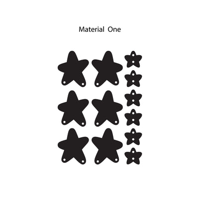Crafty Cuts Laser © Le Grande Starz Totem  Trio - 3 Pair Set