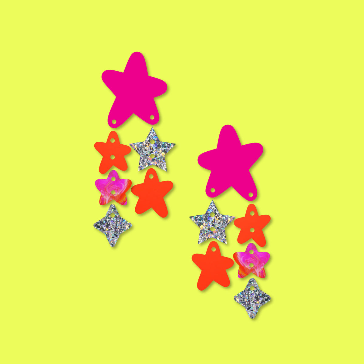 Crafty Cuts Laser © Le Grande Starz Totem  Trio - 3 Pair Set