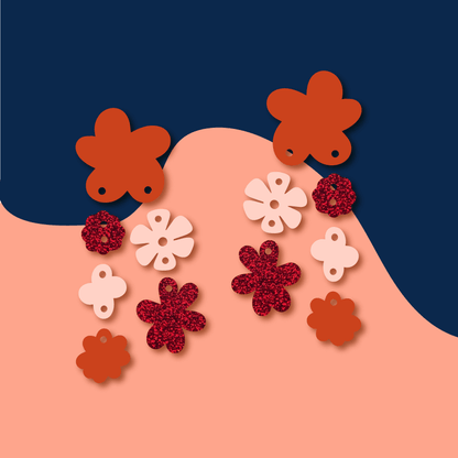 Crafty Cuts Laser  © Le Jardin Totem  Trio - 3 Pair Set