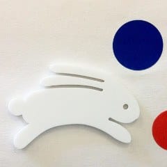 Crafty Cuts Laser Leaping Rabbit One Pair