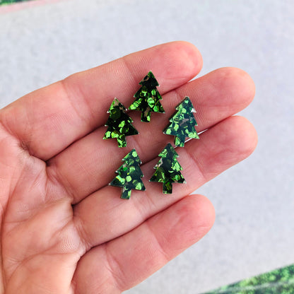 Crafty Cuts Laser  Limited Edition - 12mm Pine Tree's - 10 Pair pack