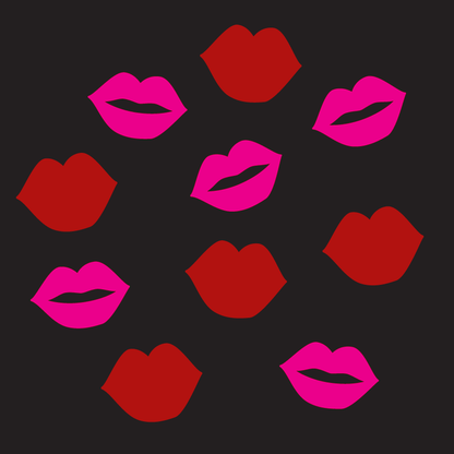 Crafty Cuts Laser Lips Charms - 2 Styles - 5 Pairs