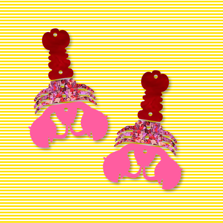 Crafty Cuts Laser Lobster Totem - 3 Pair Set