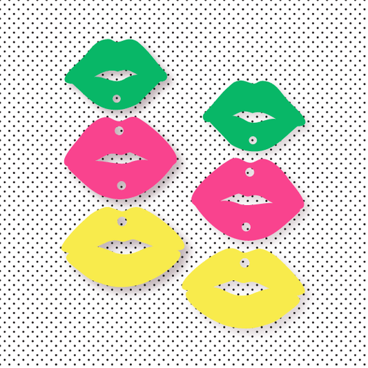 Crafty Cuts Laser Loose Lips Totem Trio - 3 Pair Set
