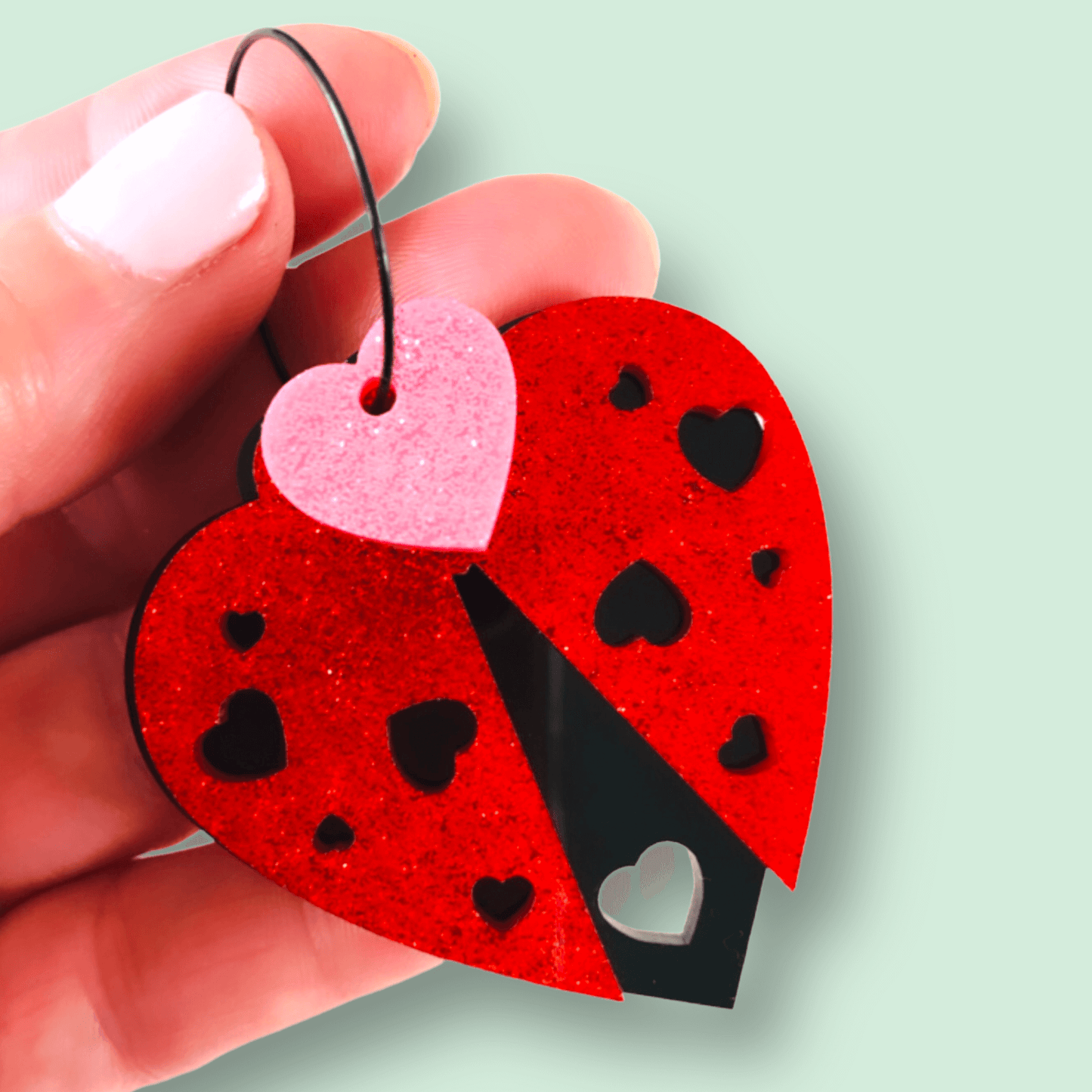 Crafty Cuts Laser Love Bug Stacker - 2 Pair Set