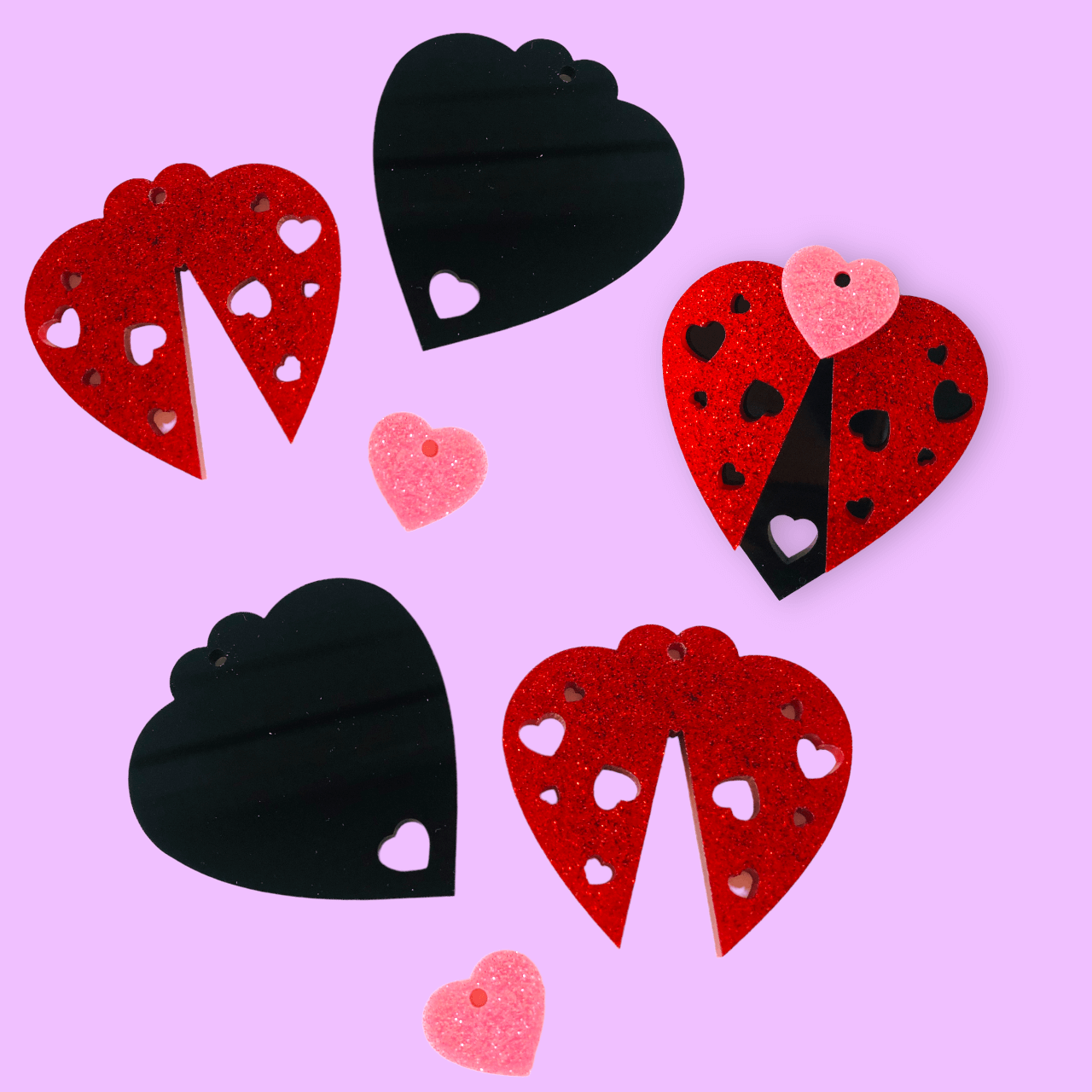 Love Bug Stacker - 2 Pair Set – Crafty Cuts Laser