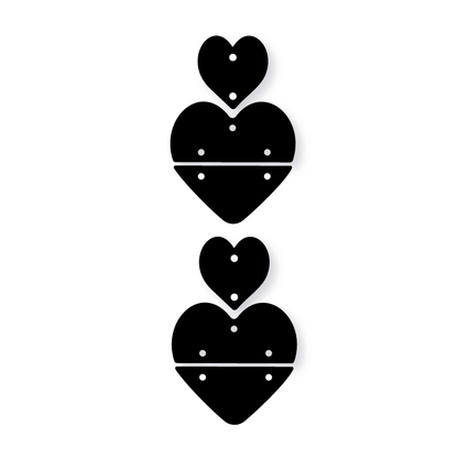 Crafty Cuts Laser Love Swings - Totem - 3 Pair Set