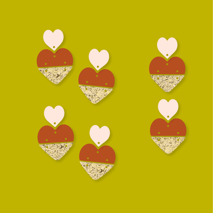 Crafty Cuts Laser Love Swings - Totem - 3 Pair Set