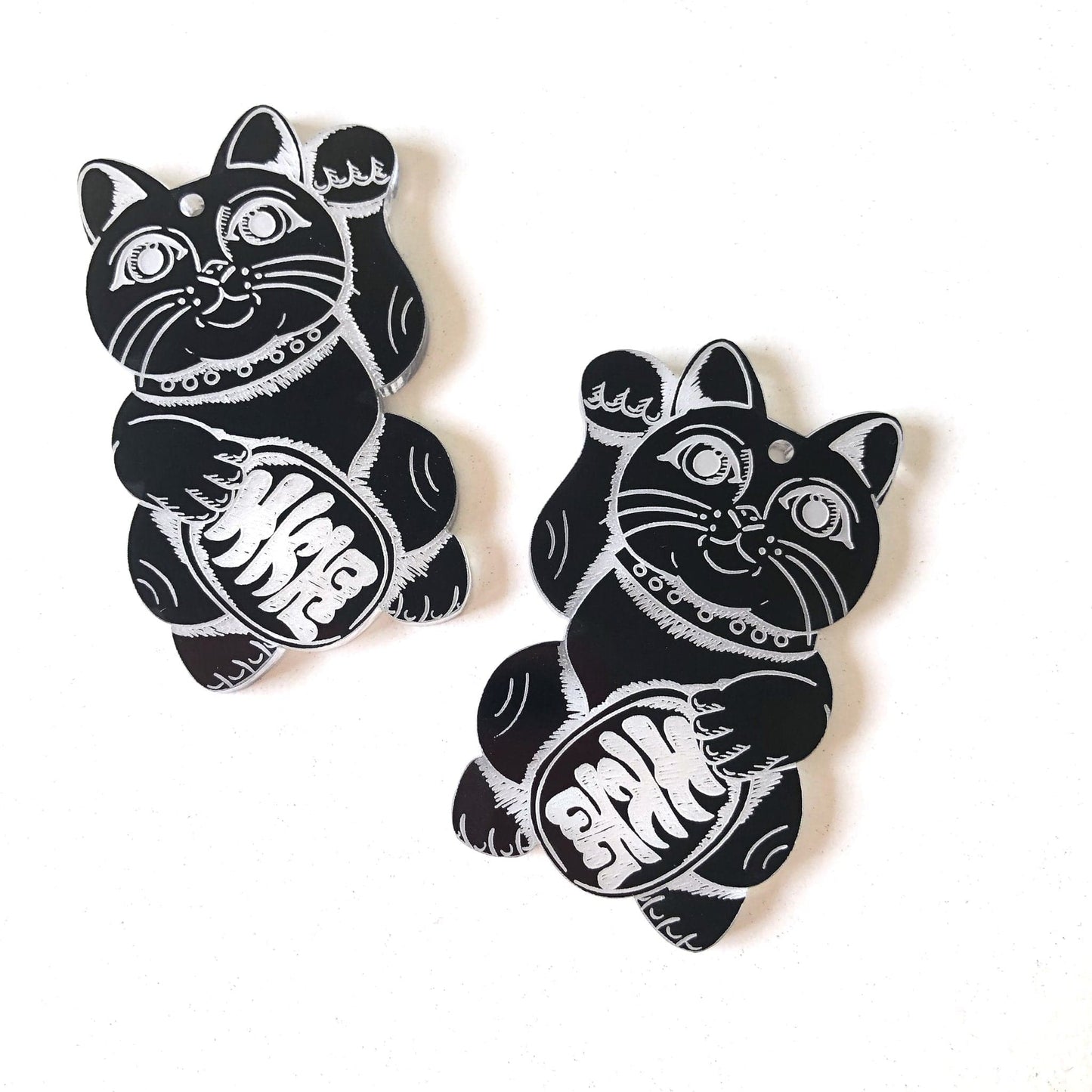 Crafty Cuts Laser Lucky Cat Duo - 2 Pair Set