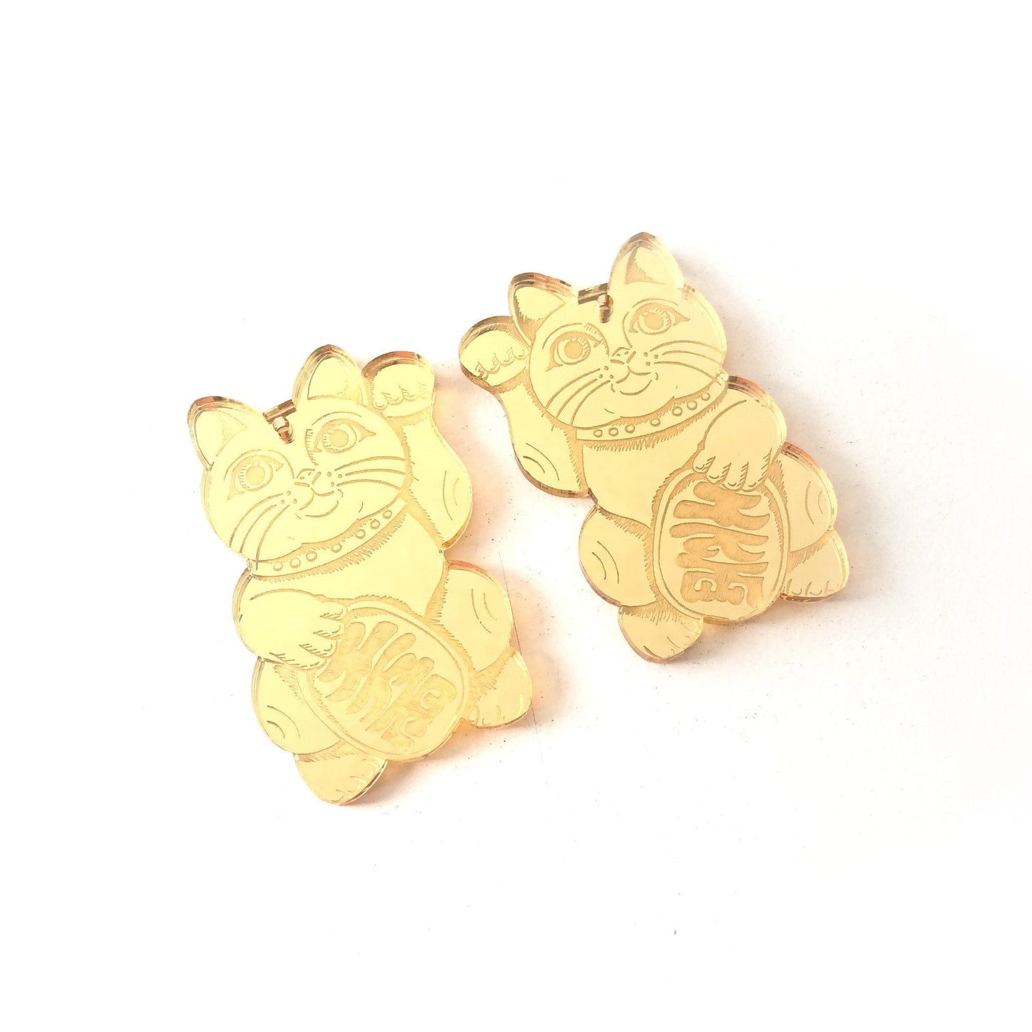 Crafty Cuts Laser Lucky Cat Duo - 2 Pair Set