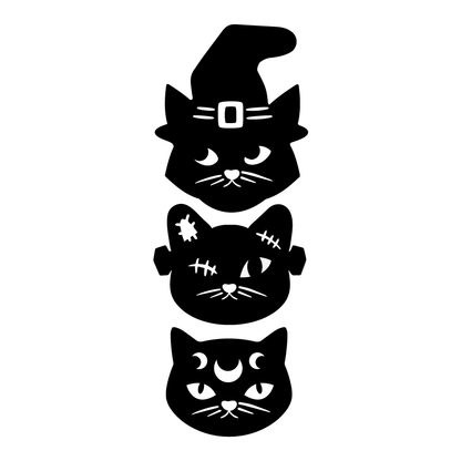 Crafty Cuts Laser Magical MEOW Totems - 3 Pair Set