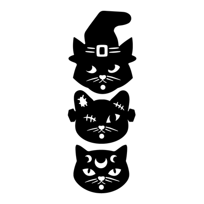 Crafty Cuts Laser Magical MEOW Totems - 3 Pair Set