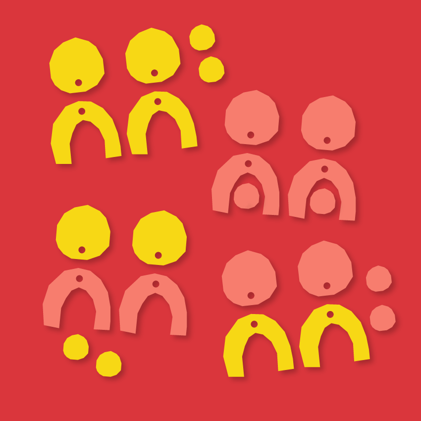 Crafty Cuts Laser Match Made!  - Facet Glam 4 Pair Set