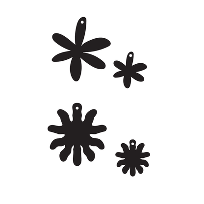 Crafty Cuts Laser Mega and Midi Flora Duo - 4 pair Set