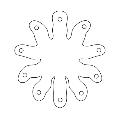 Crafty Cuts Laser Mega and Midi Flora Duo - 4 pair Set