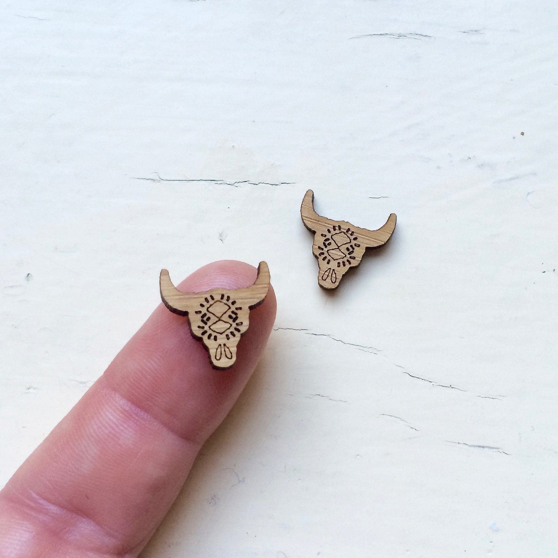 Crafty Cuts Laser Mini Boho Steer - 10 Pairs