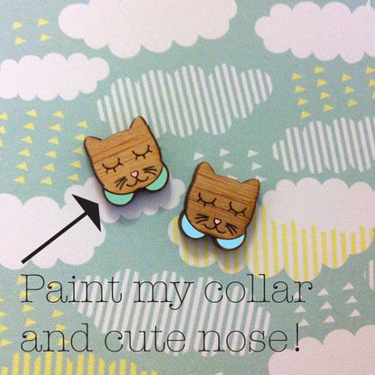Crafty Cuts Laser Mini Collared Kitties - 10 Pairs